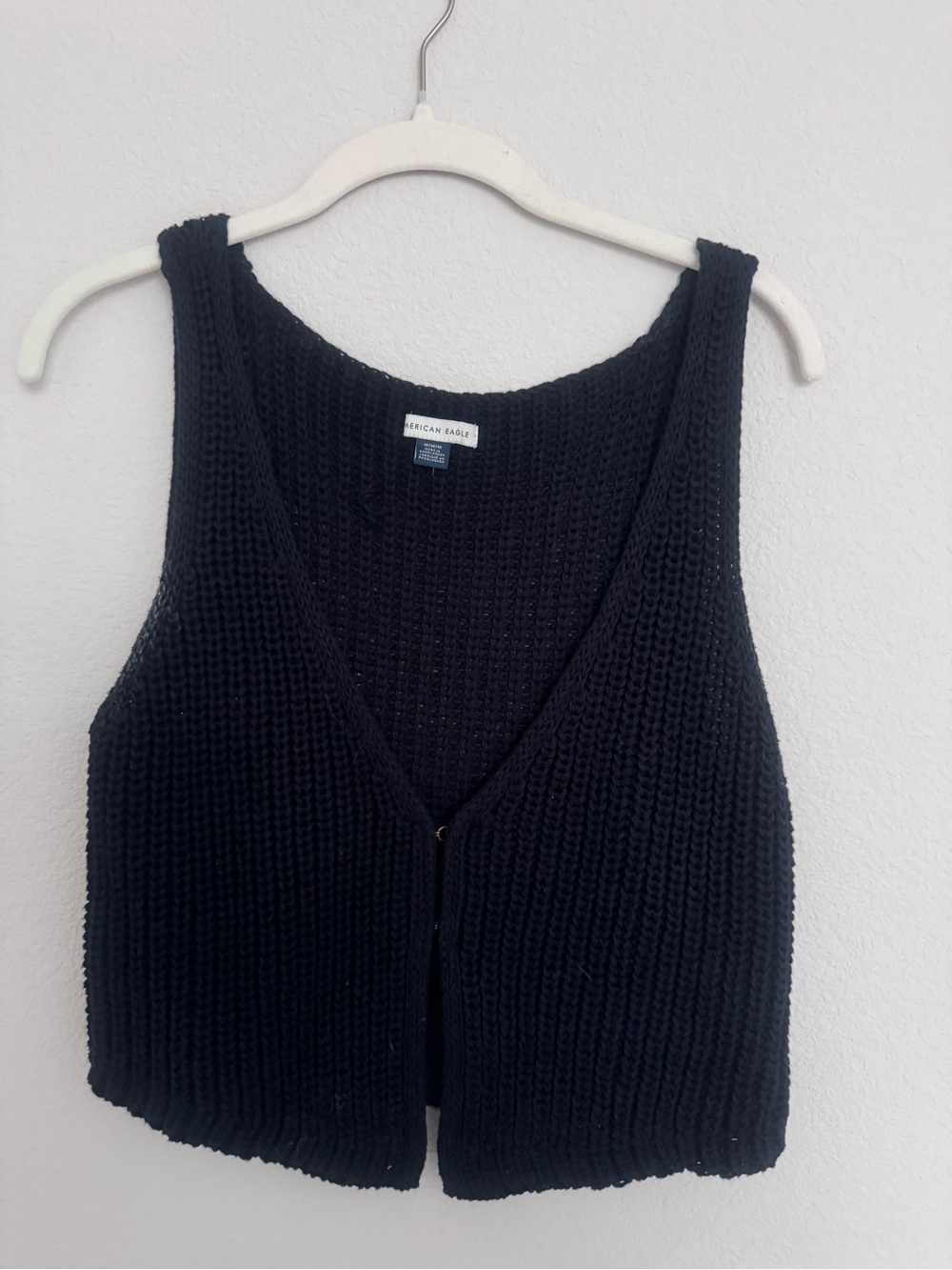 American Eagle AE Open Clasp-Front Sweater Vest
